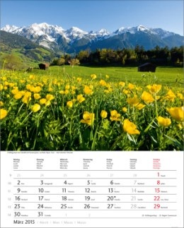 Bildkalender »Österreich«, 245x345 mm, März