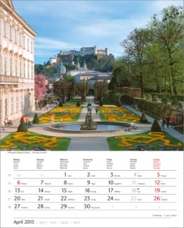 Bildkalender »Österreich«, 245x345 mm, April