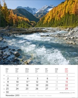 Bildkalender »Schweiz«, 245x345 mm, November
