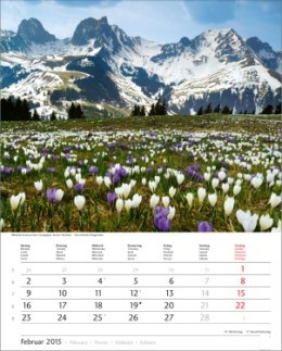 Bildkalender »Schweiz«, 245x345 mm, Februar