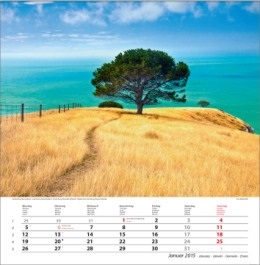Bildkalender »Traumreise«, 325x390 mm, Januar