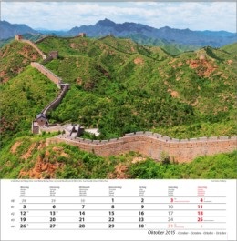 Bildkalender »Traumreise«, 325x390 mm, Oktober