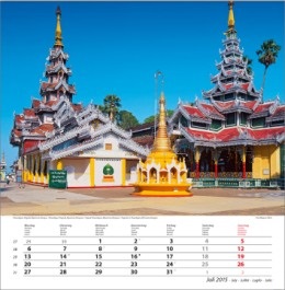 Bildkalender »Traumreise«, 325x390 mm, Juli