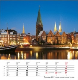 Bildkalender »Schönes Deutschland«, 325x390 mm, Dezember