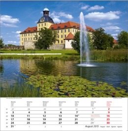 Bildkalender »Schönes Deutschland«, 325x390 mm, August