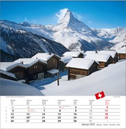 Bildkalender »Europa«, 325 x 390 mm, Januar