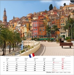 Bildkalender »Europa«, 325 x 390 mm, Oktober