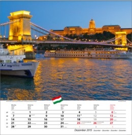 Bildkalender »Europa«, 325 x 390 mm, Dezember