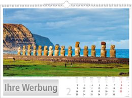 Bildkalender »Reise um die Welt«, 440x360 mm, Februar