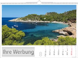 Bildkalender »Reise um die Welt«, 440x360 mm, August