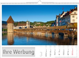 Bildkalender »Schweiz«, 440x360 mm, März