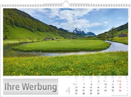 Bildkalender »Schweiz«, 440x360 mm, April