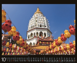 Bildkalender »Unesco Welterbestätten«, 440x405 mm, Oktober