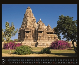 Bildkalender »Unesco Welterbestätten«, 440x405 mm, März
