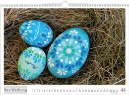 Bildkalender »Your Name«, personalisiert, 440x310 mm, April