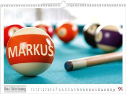 Bildkalender »Your Name«, personalisiert, 440x310 mm, September