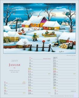 Kunstkalender »Naive«, 245x345 mm, Januar