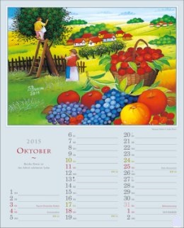Kunstkalender »Naive«, 245x345 mm, Oktober