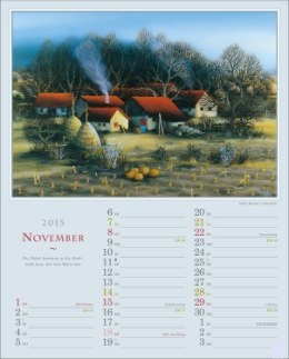 Kunstkalender »Naive«, 245x345 mm, November