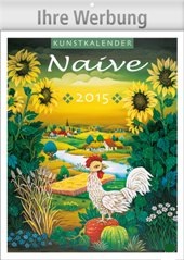 Kunstkalender »Naive«, 245x345 mm, Titelblatt
