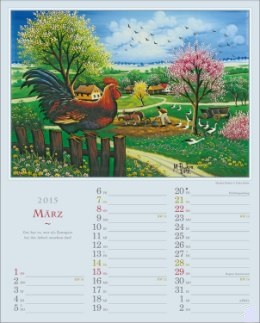 Kunstkalender »Naive«, 245x345 mm, März