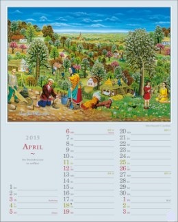Kunstkalender »Naive«, 245x345 mm, April
