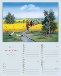 Kunstkalender »Naive«, 245x345 mm, September