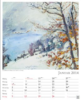 Wandkalender »Kunst«, 245x345 mm, Januar