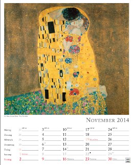 Wandkalender »Kunst«, 245x345 mm, November
