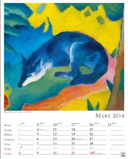 Wandkalender »Kunst«, 245x345 mm, März