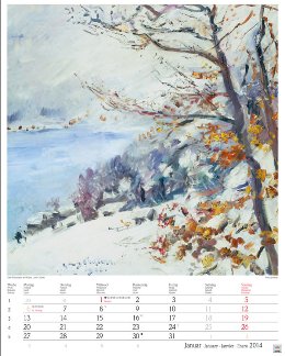 Wandkalender »Kunst«, 310x440 mm, Januar
