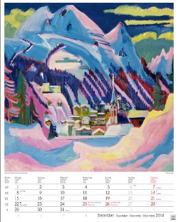 Wandkalender »Kunst«, 310x440 mm, Dezember