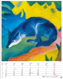 Wandkalender »Kunst«, 310x440 mm, März