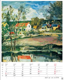 Wandkalender »Kunst«, 310x440 mm, April