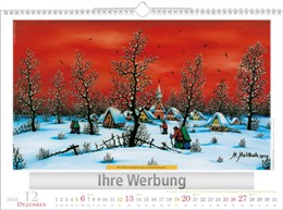 Kunstkalender »Naive«, 440x310 mm, Dezember