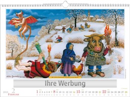 Kunstkalender »Naive«, 440x310 mm, Februar