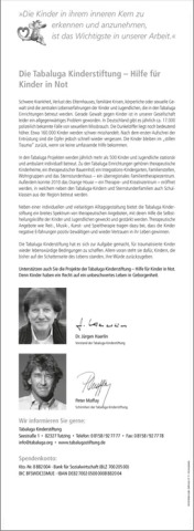 Streifenkalender »Herzensbilder«, 155x485 mm, Tabaluga-Projekt