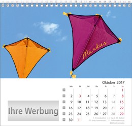 Tischaufstellkalender »Your Name«, Oktober