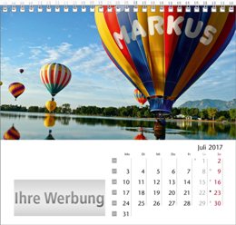 Tischaufstellkalender »Your Name«, Juli