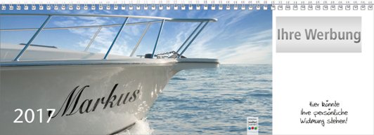 Tischquerkalender »Your Name«, Titelblatt