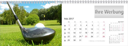 Tischquerkalender »Your Name«, Mai