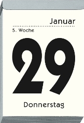 Tages-Abfreißkalender »T_310F«, 100x145 mm