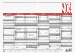 Tafelkalender »DIN A4«, 297x210 mm